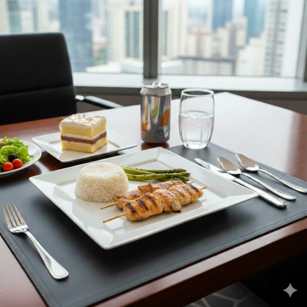 Almuerzo Tradicional 02 - Brocheta de Ave