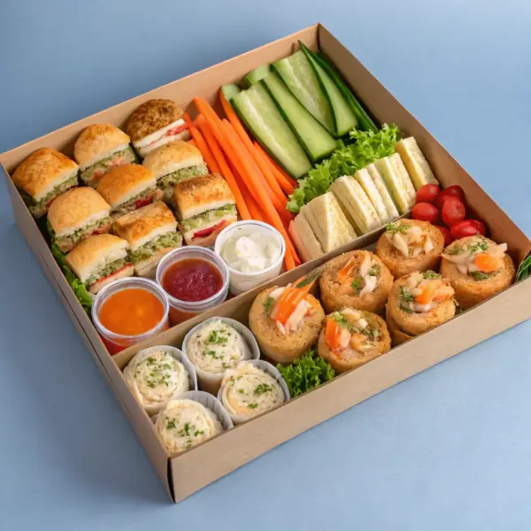 Mini Sándwiches y Galletas